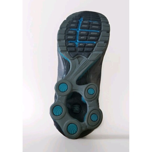 Nike Shox NZ Women 9 Sparkly Grey and Turquoise Rare 392868-040 - Picture 11 of 14